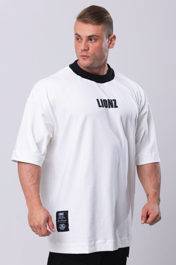 Camiseta Oversized Persistence - OffWhite&Black
