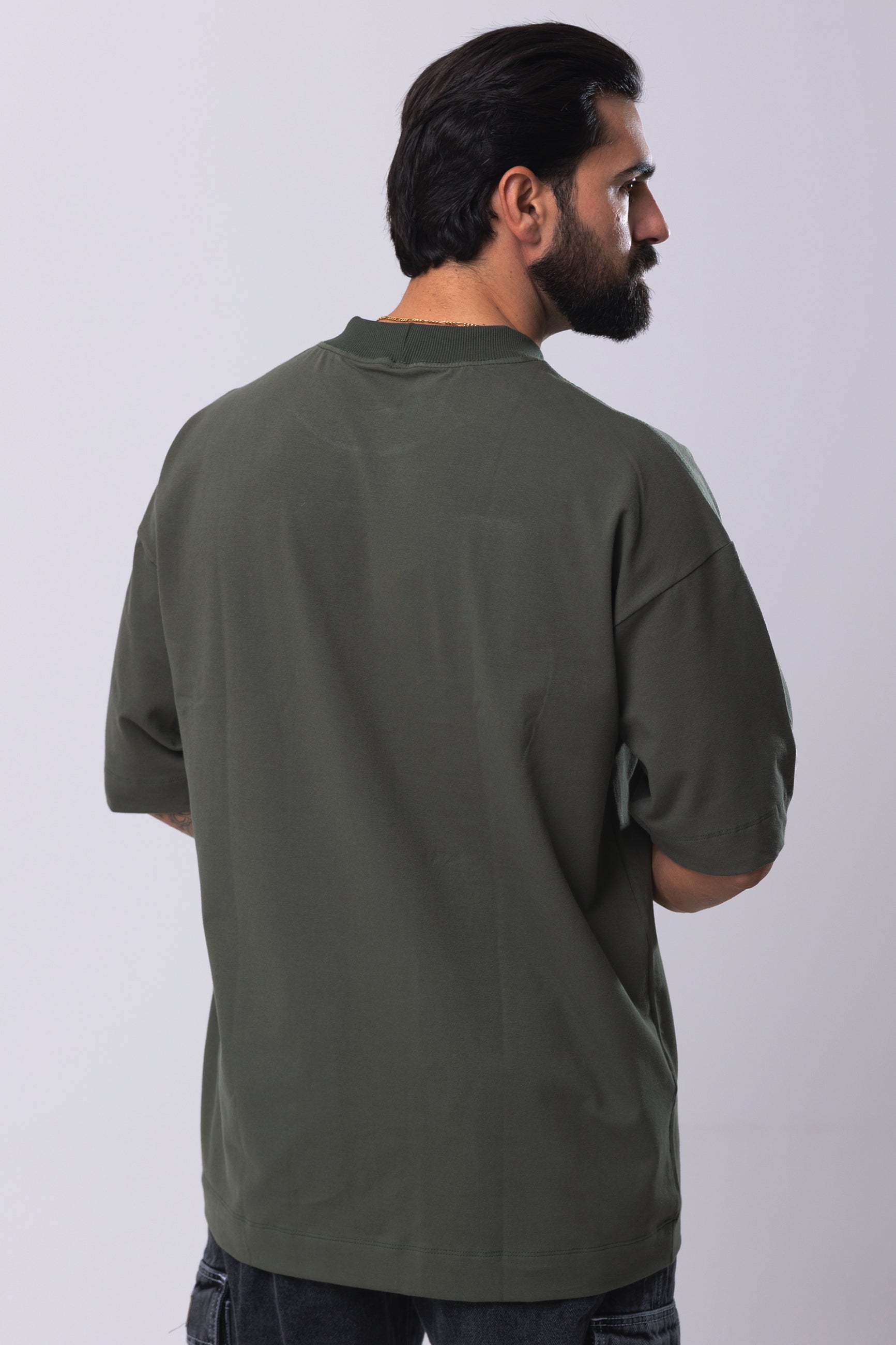 Camiseta Oversized Minimal - Verde