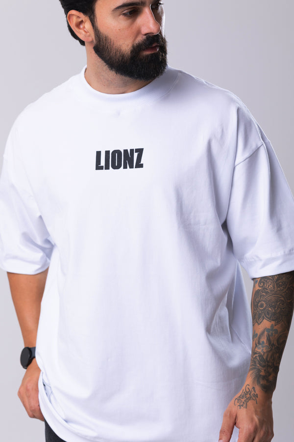 Camiseta Premium Oversized Persistence - Branca