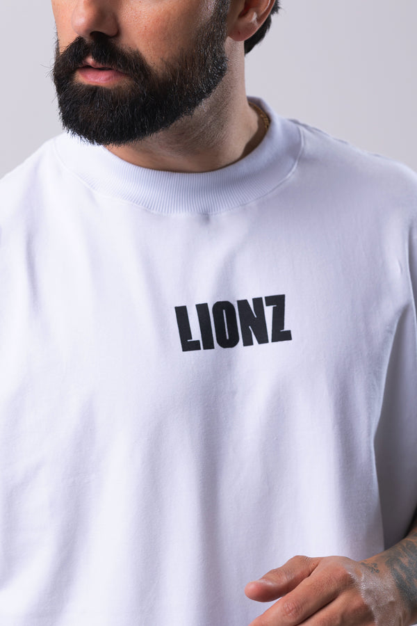 Camiseta Premium Oversized Persistence - Branca