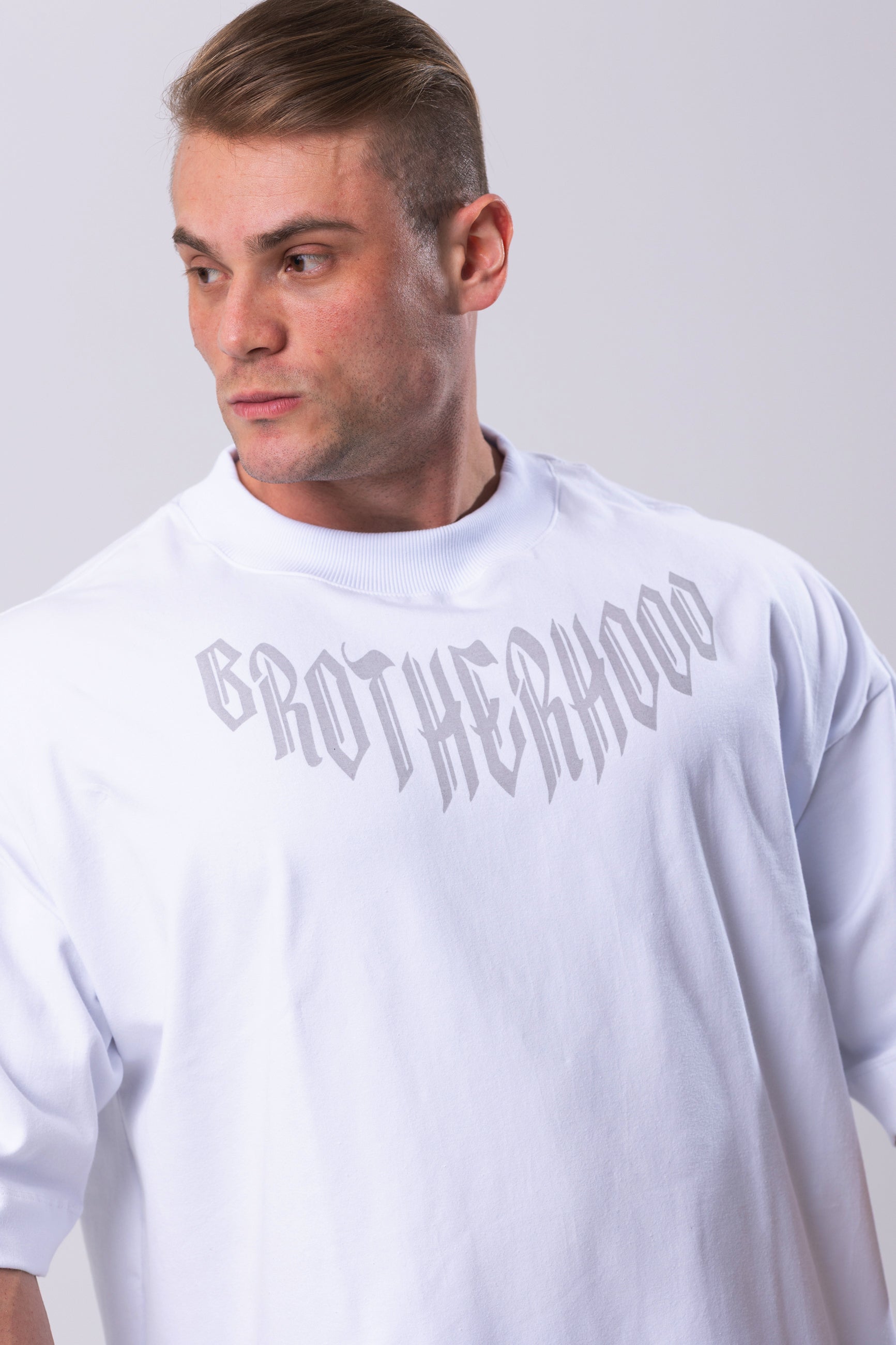 Camiseta Oversized Irmandade - Branca
