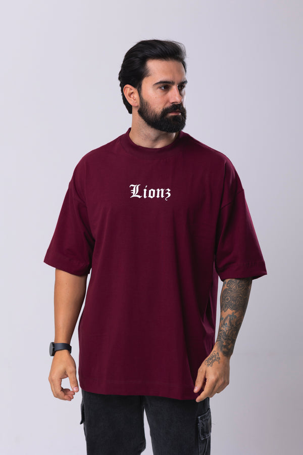 Camiseta Oversized Brotherhood - Bordo