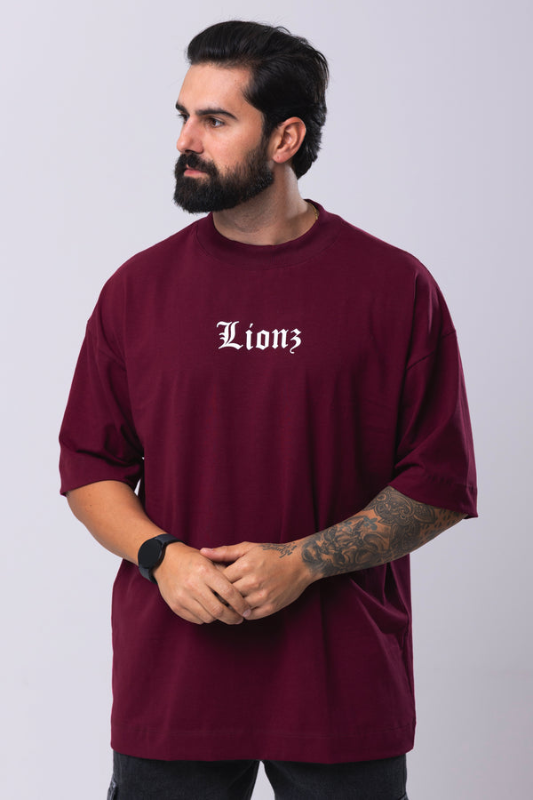Camiseta Oversized Brotherhood - Bordo