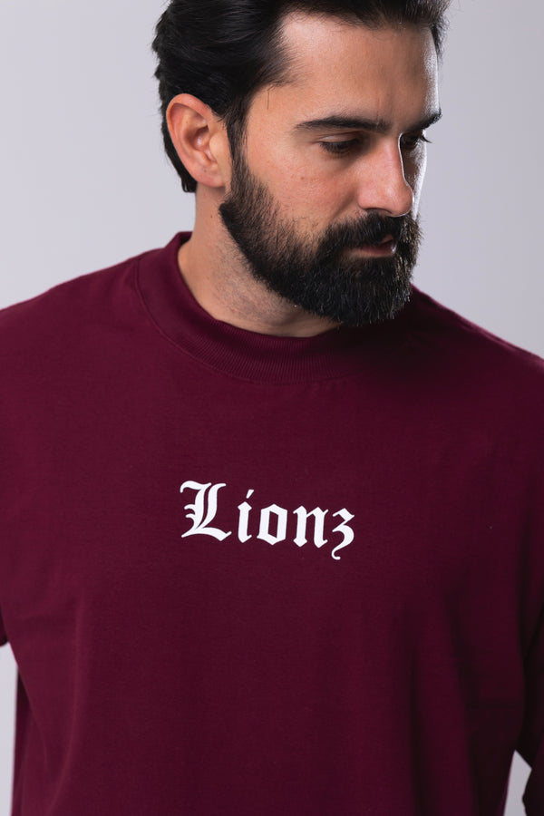 Camiseta Oversized Brotherhood - Bordo