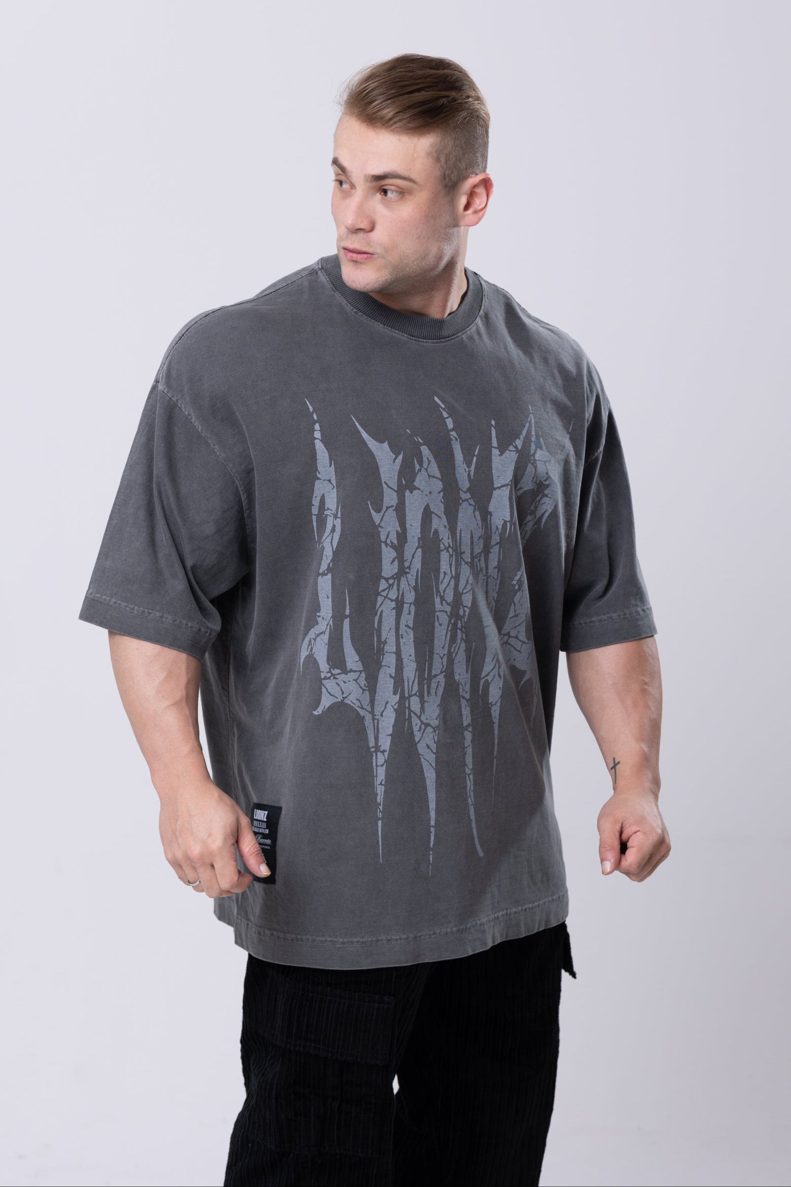 Camiseta Heavy Oversized Craft - Chumbo