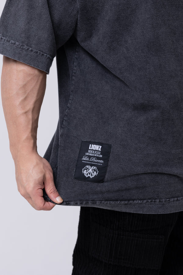 Camiseta Heavy Oversized Blair - Preta Estonada