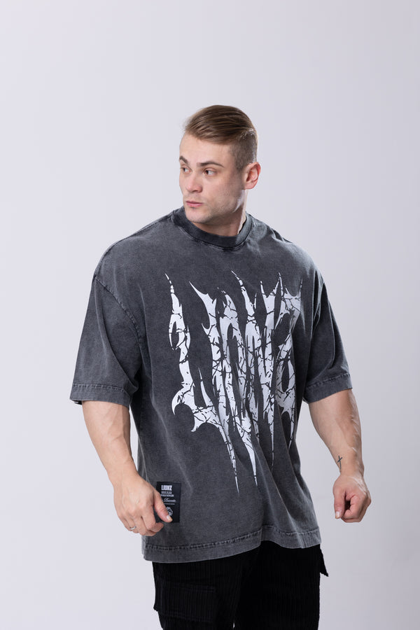 Camiseta Heavy Oversized Craft - Preta Estonada