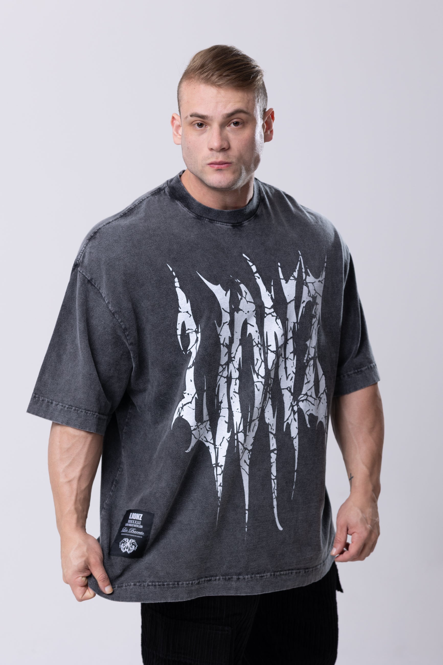 Camiseta Heavy Oversized Craft - Preta Estonada