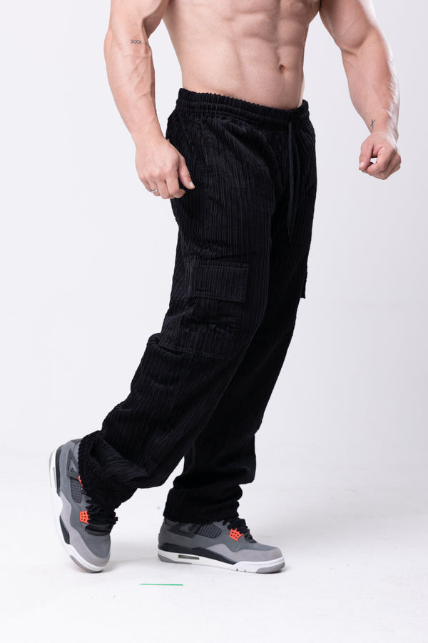 Calça Cargo Veludo Lionz - Preta