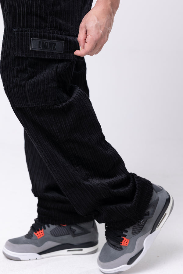 Calça Cargo Veludo Lionz - Preta