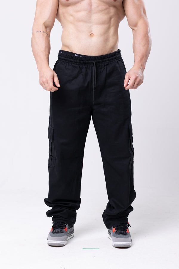 Calça Cargo Sarja Lionz - Preta