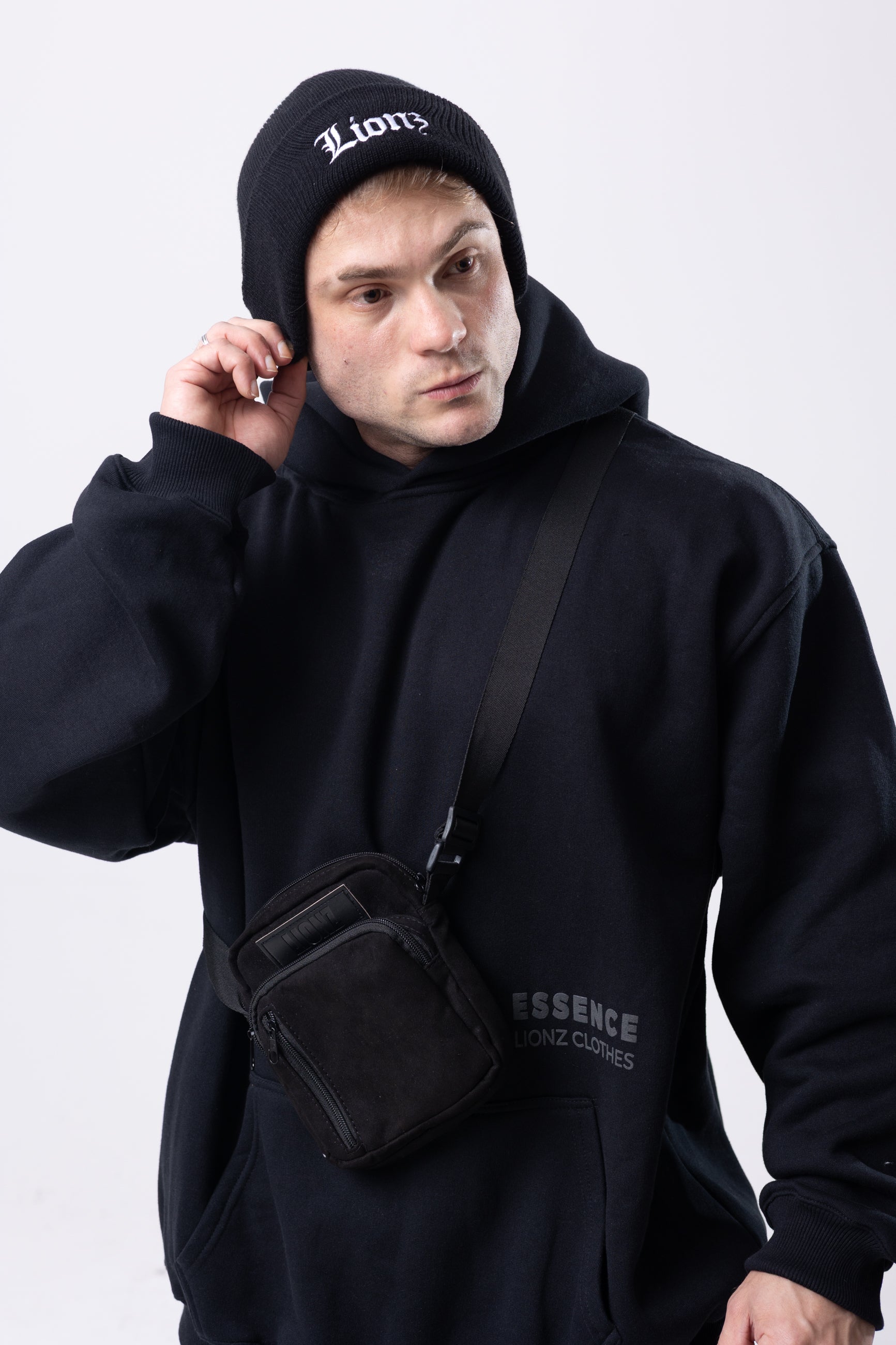 Casaco Moletom Premium Essence - Preto