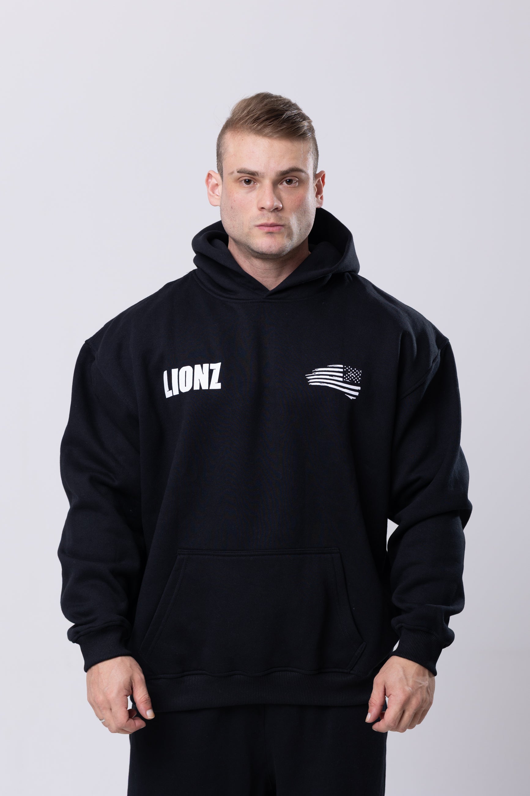 Casaco Moletom Premium American Lion - Preto