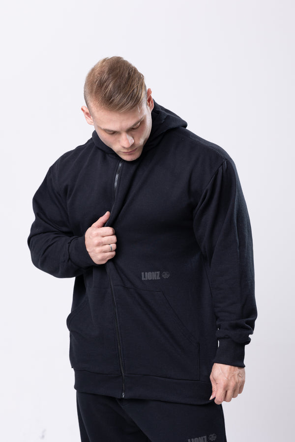 Casaco Moletom Basic - Preto