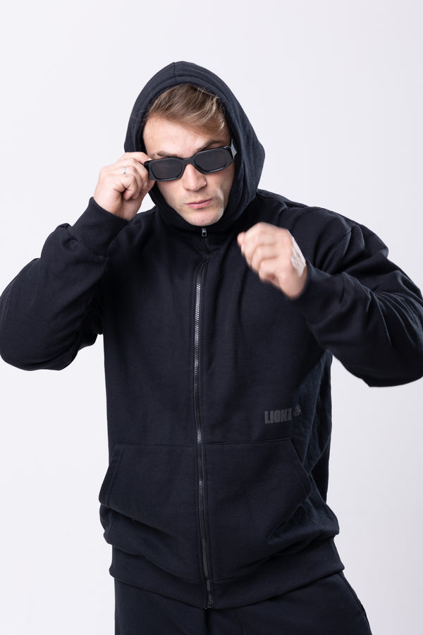 Casaco Moletom Basic - Preto