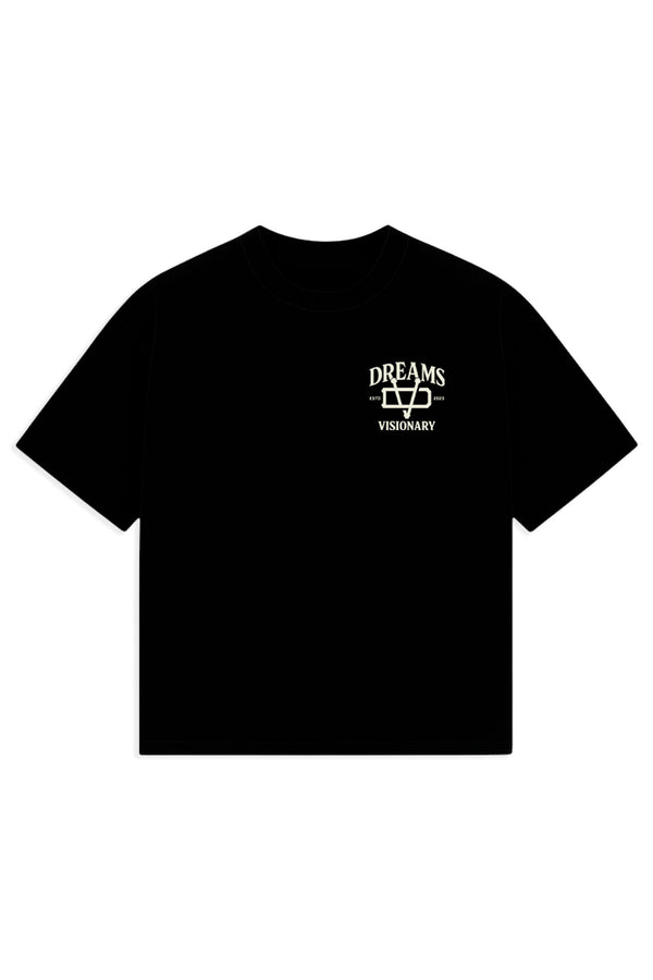 Camiseta Premium Oversized Dreams - Preta