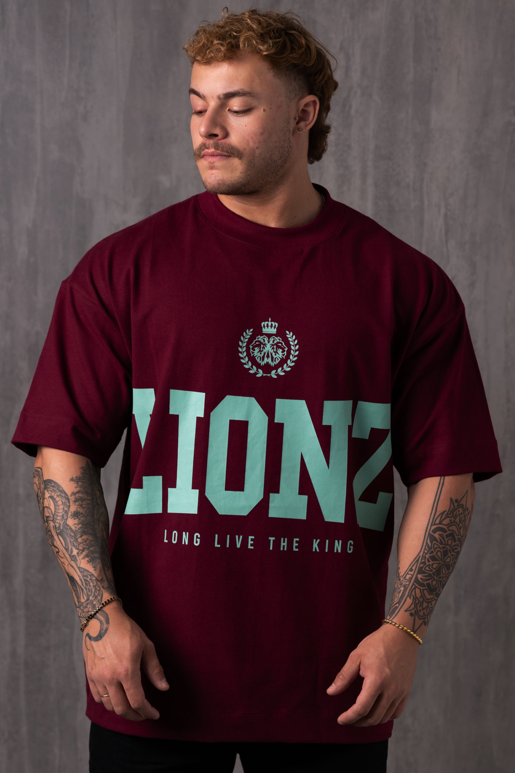 Camiseta Oversized LLTK - Bordo