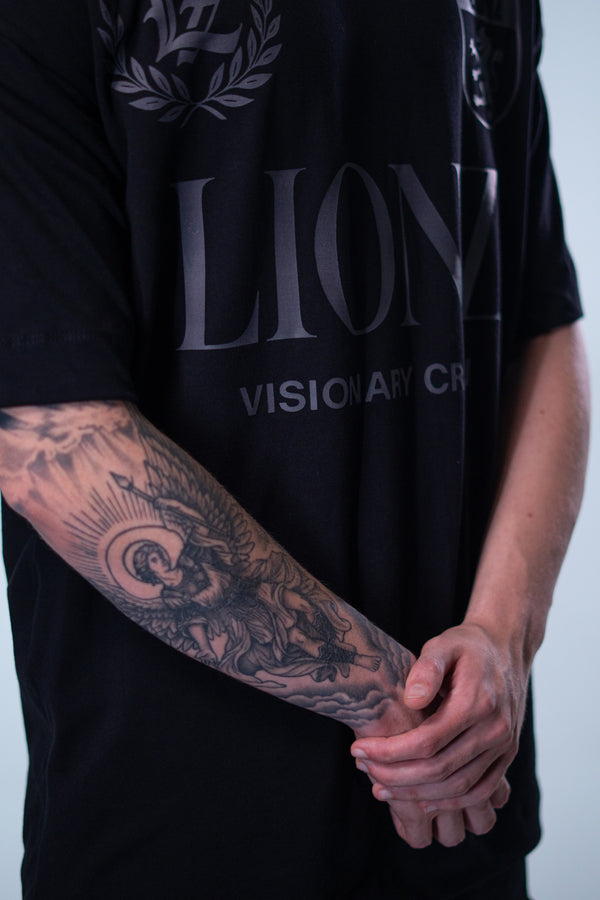 Camiseta Oversized Visionary - Preta