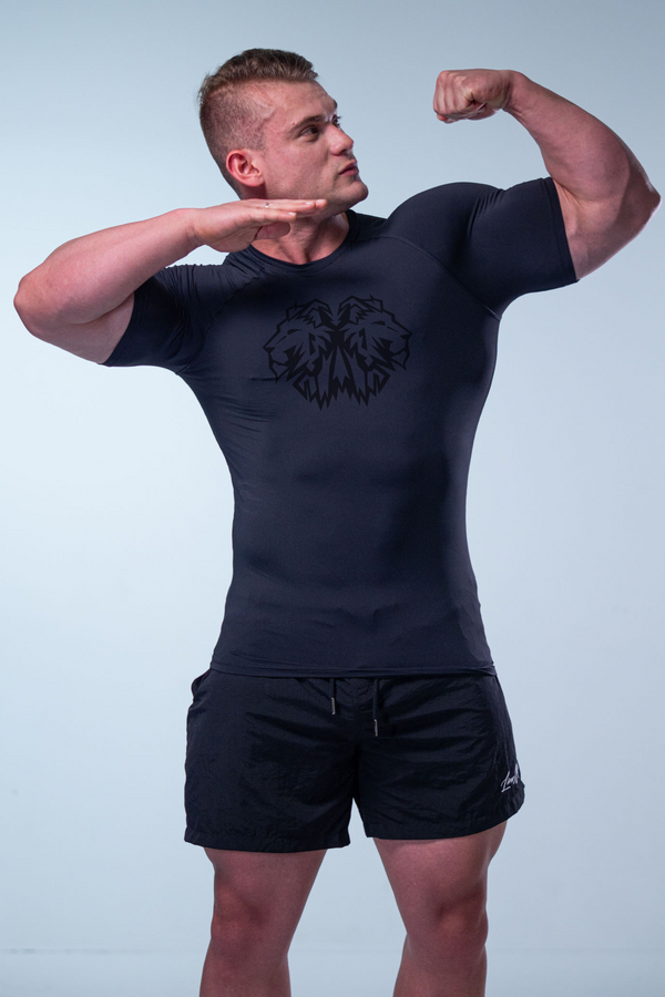Camiseta Termic Pro Super Lionz - Preta