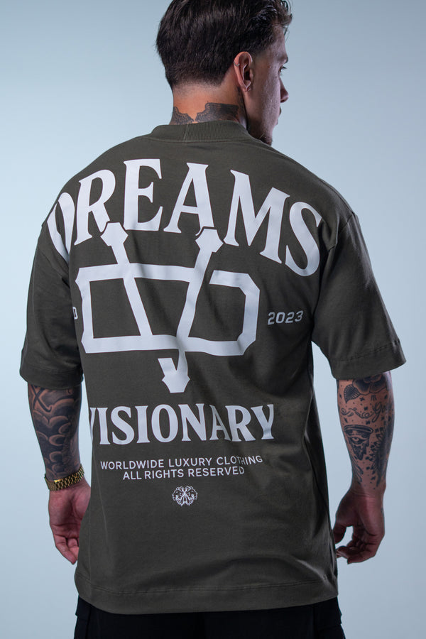 Camiseta Oversized Dreams - Verde