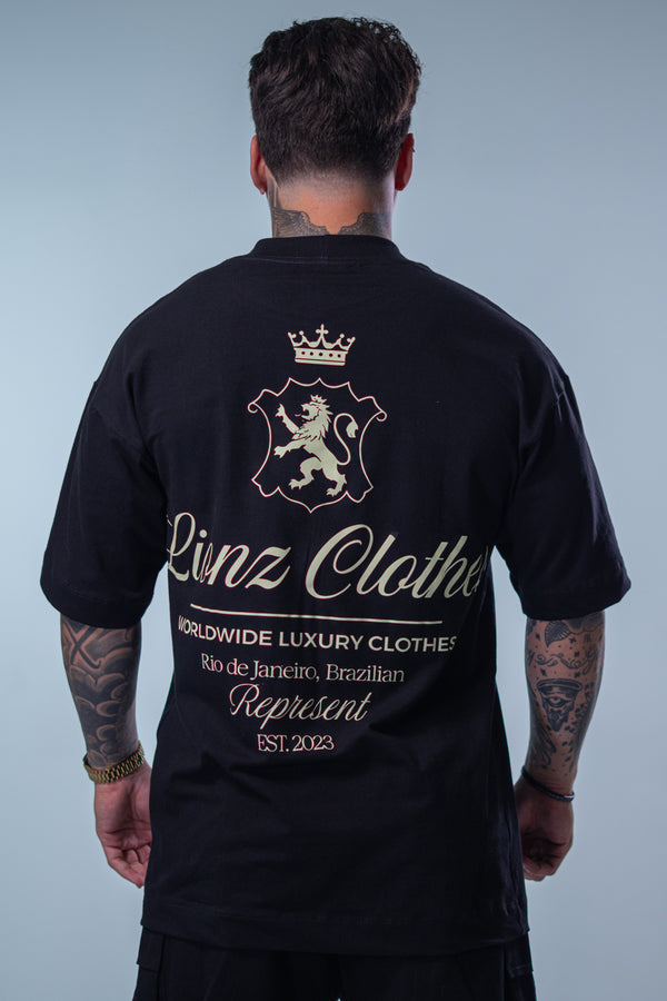 Camiseta Oversized Luxury - Preta