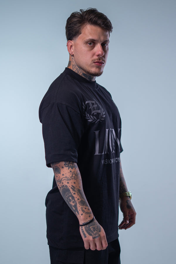 Camiseta Oversized Visionary - Preta