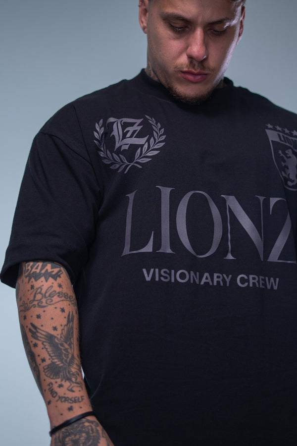 Camiseta Oversized Visionary - Preta
