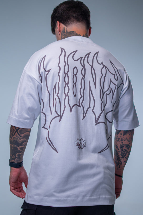 Camiseta Oversized Curve - Branca