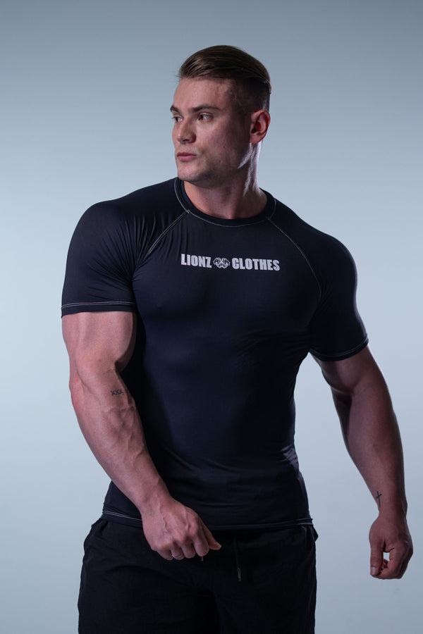 Camiseta Termic Pro LC - Preta Contraste