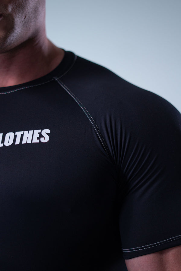 Camiseta Termic Pro LC - Preta Contraste