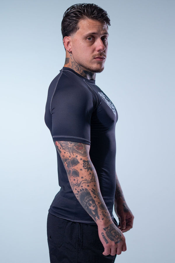 Camiseta Termic Pro Super Lionz - Preta Contraste