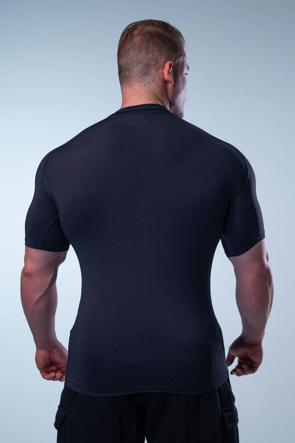 Camiseta Termic Pro Brasão - Preta