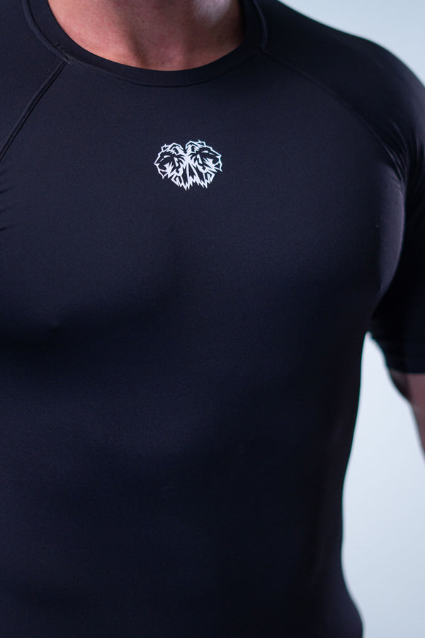 Camiseta Termic Pro Brasão - Preta