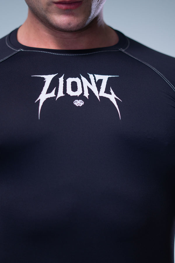 Camiseta Termic Pro MiniHard - Preta Contraste