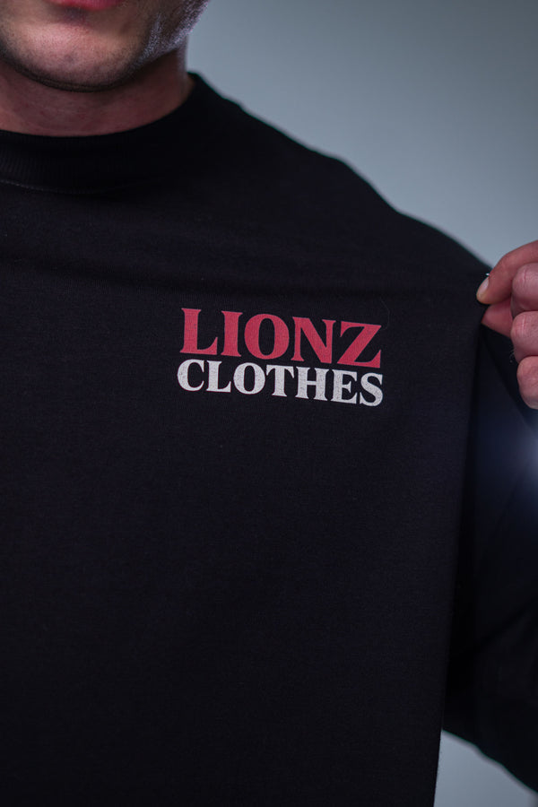 Camiseta Heavy Oversized LACL - Preta