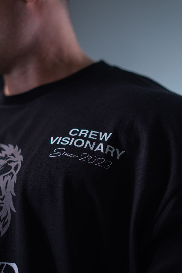 Camiseta Heavy Oversized Dual - Preta