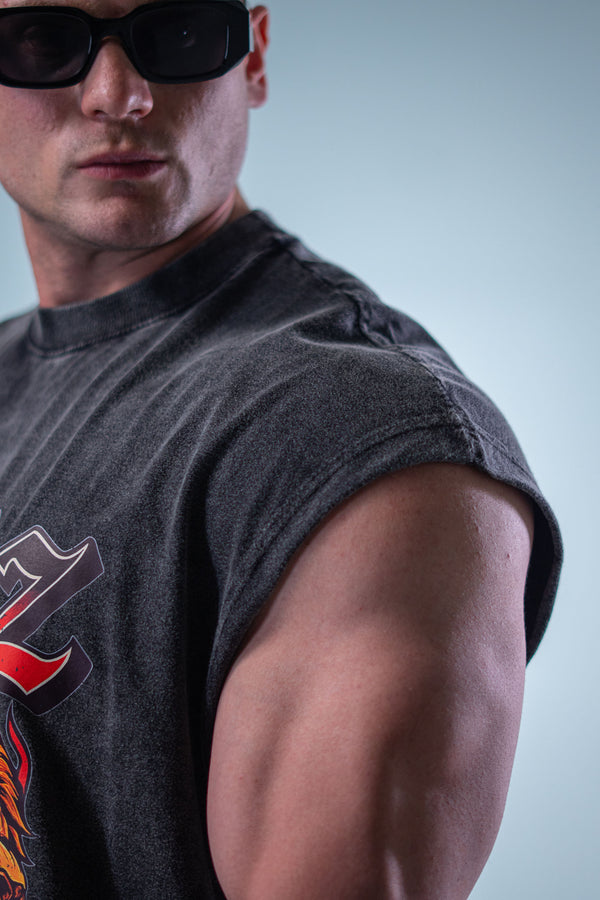 Regata Tanke Águia - Preta Estonada