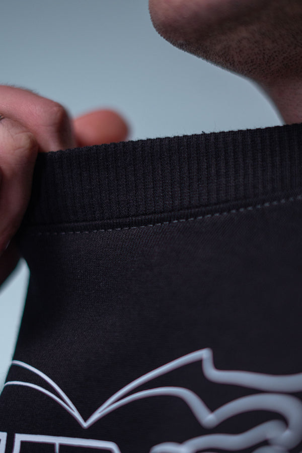 Camiseta Heavy Oversized Courage - Preta