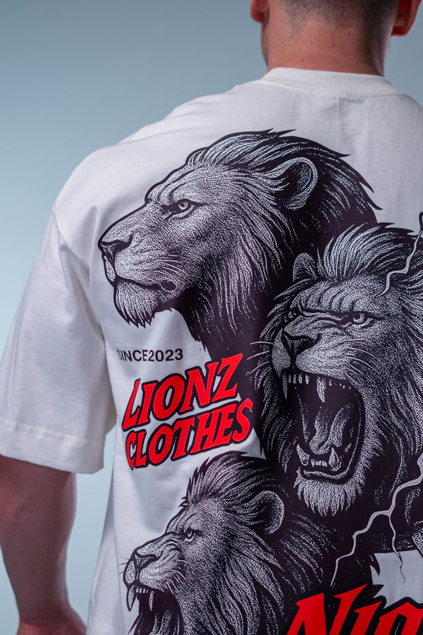 Camiseta Heavy Oversized NightMare - OffWhite