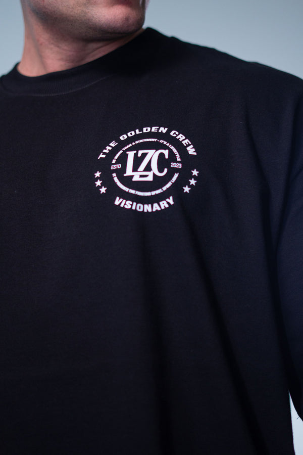 Camiseta Oversized LZC - Preta