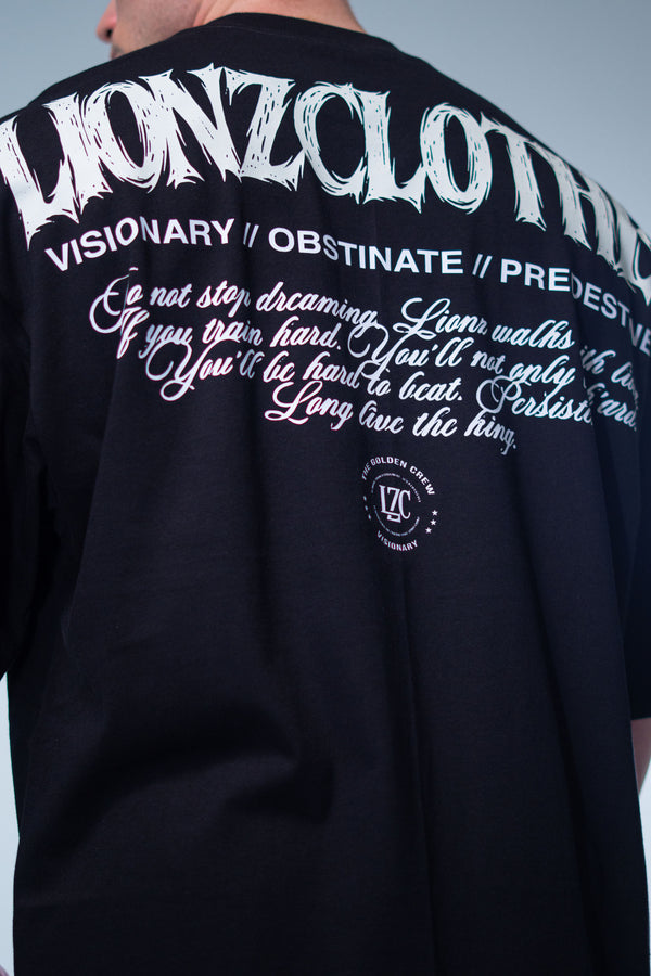 Camiseta Oversized LZC - Preta