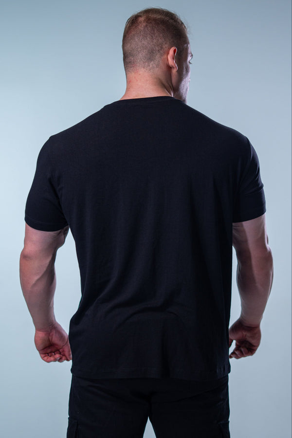 Camiseta Slim Bordada LZ - Preta