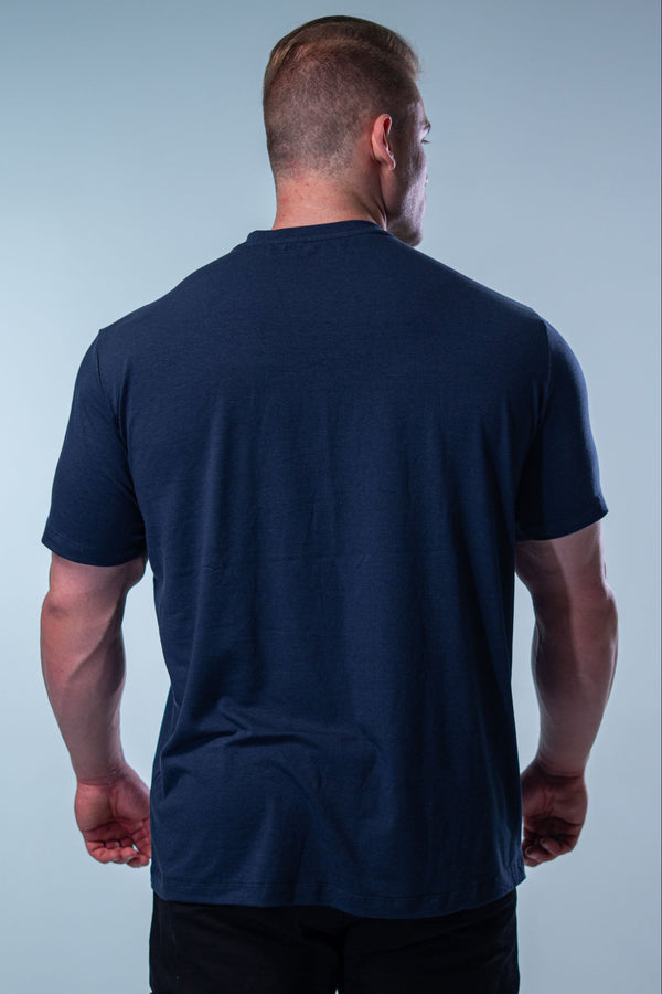 Camiseta Slim Bordada LZ - Marinho