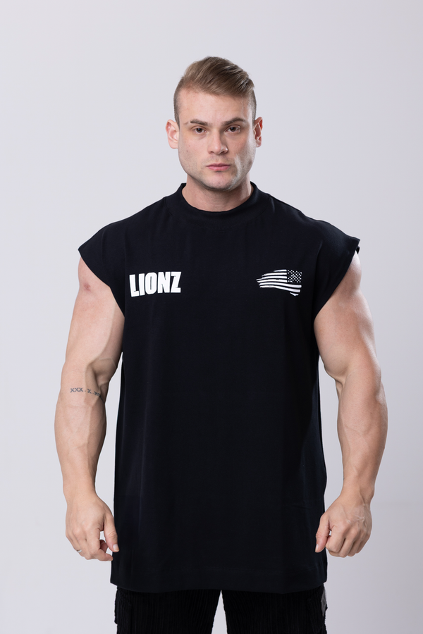 Regata Tanke American Lion - Preta