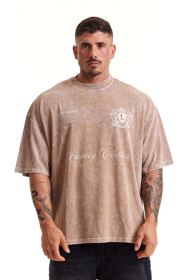 Camiseta Boxy Brown - The World