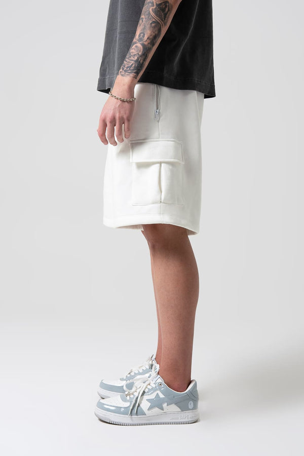 Bermuda Cargo Moletom Lionz - OffWhite