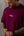 Camiseta Oversized Texturizada - Bordo