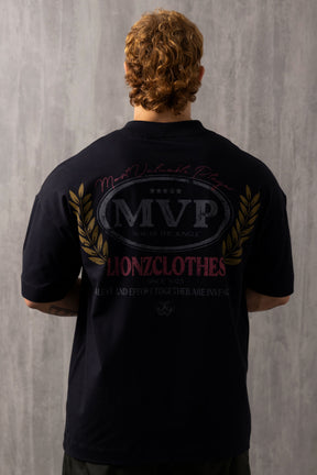 Camiseta Oversized MVP - Preta