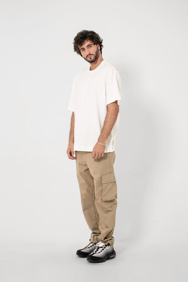 Calça Cargo Sarja Lionz - Caramelo