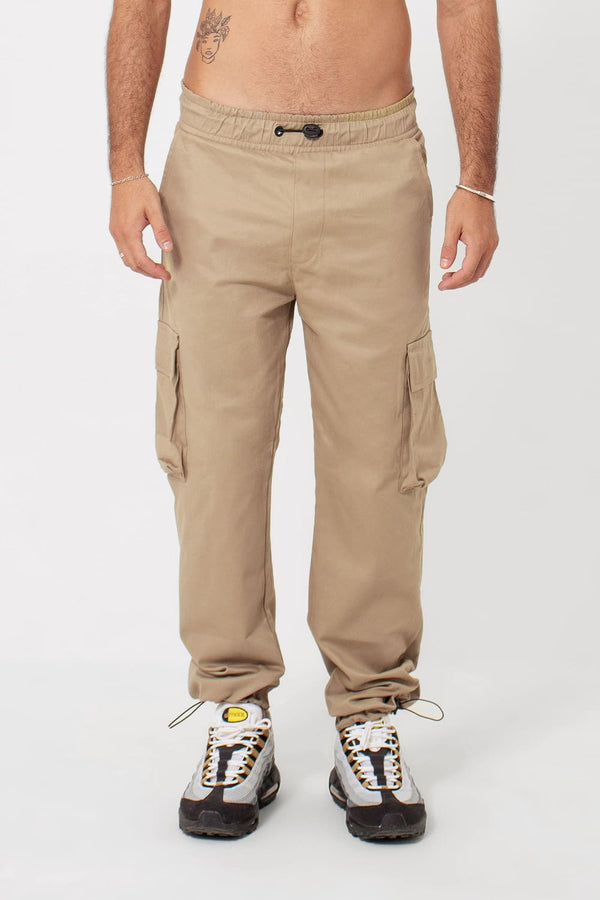 Calça Cargo Sarja Lionz - Caramelo